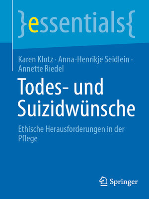 cover image of Todes- und Suizidwünsche